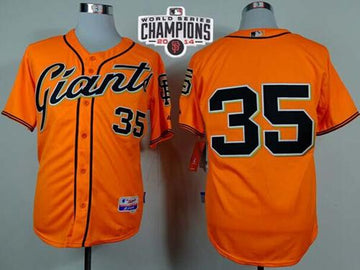 Brandon Crawford San Francisco Giants orange Alternate jersey