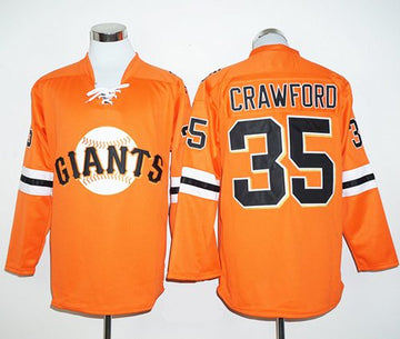 Brandon Crawford San Francisco Giants orange jersey