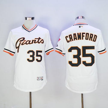 Brandon Crawford San Francisco Giants white Authentic jersey