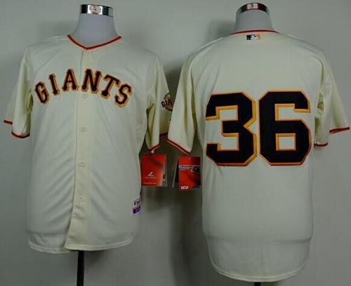 Gaylord Perry San Francisco Giants cream Home jersey
