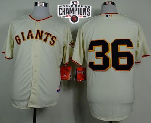 Gaylord Perry San Francisco Giants cream Home jersey