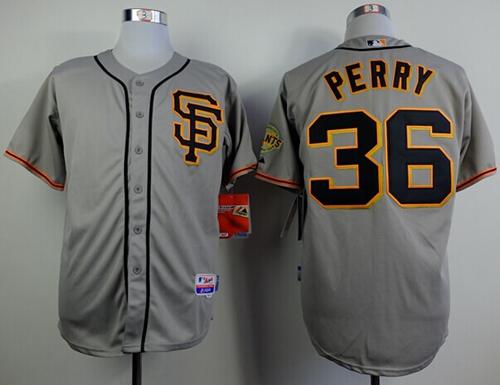 Gaylord Perry San Francisco Giants grey jersey