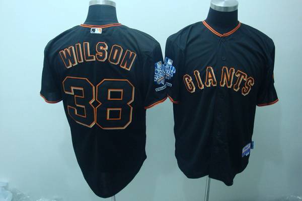Brian Wilson San Francisco Giants black jersey