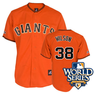 Brian Wilson San Francisco Giants orange jersey