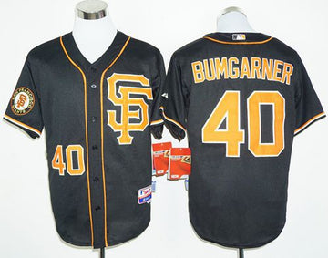 Madison Bumgarner San Francisco Giants black jersey