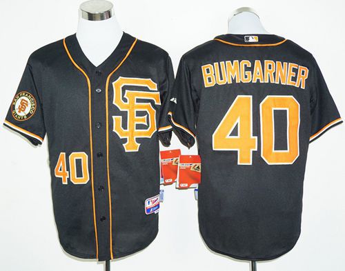 Madison Bumgarner San Francisco Giants black jersey