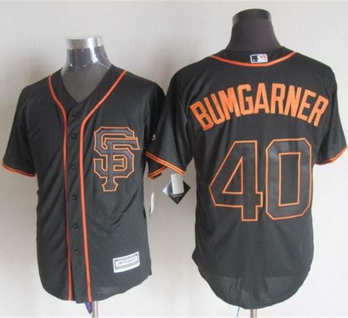 Madison Bumgarner San Francisco Giants black Alternate jersey