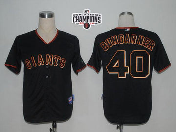 Madison Bumgarner San Francisco Giants black jersey