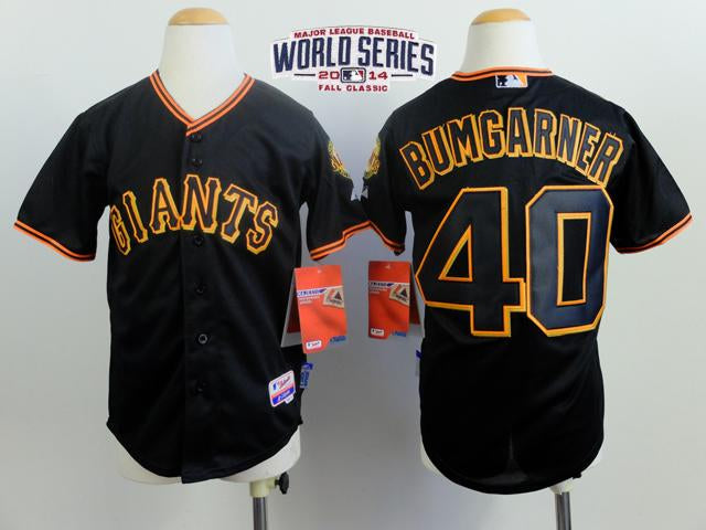 Madison Bumgarner San Francisco Giants black jersey