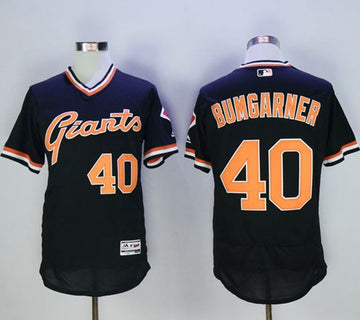 Madison Bumgarner San Francisco Giants black Authentic jersey