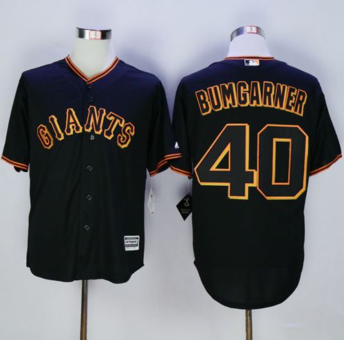 Madison Bumgarner San Francisco Giants black Fashion jersey
