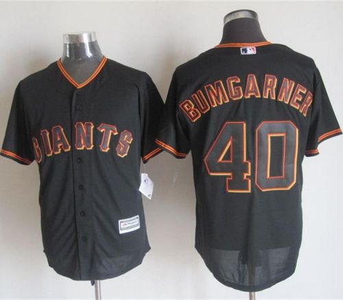Madison Bumgarner San Francisco Giants black jersey