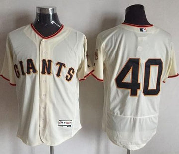 Madison Bumgarner San Francisco Giants cream Authentic jersey