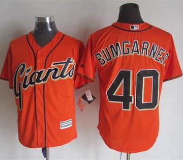 Madison Bumgarner San Francisco Giants orange Alternate jersey