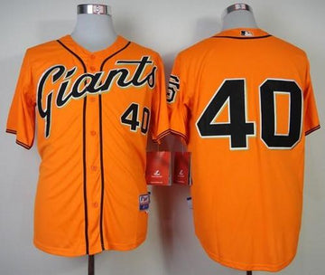 Madison Bumgarner San Francisco Giants orange jersey