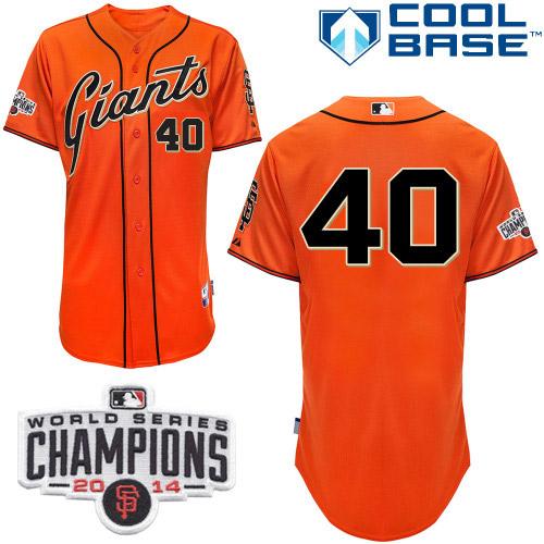 Madison Bumgarner San Francisco Giants orange jersey