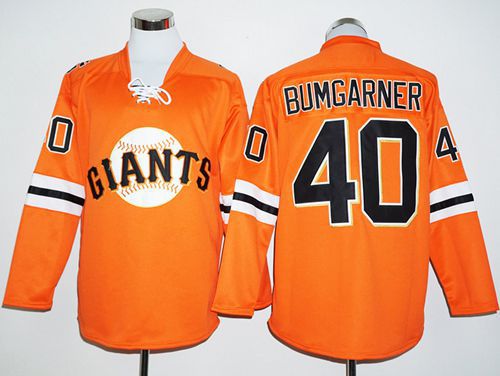 Madison Bumgarner San Francisco Giants orange jersey