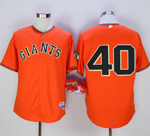 Madison Bumgarner San Francisco Giants orange jersey