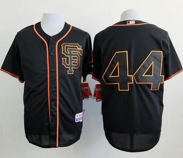 Willie McCovey San Francisco Giants black Alternate jersey