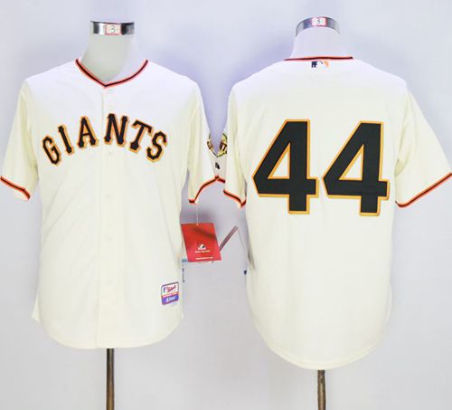 Willie McCovey San Francisco Giants cream jersey