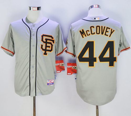 Willie McCovey San Francisco Giants grey jersey