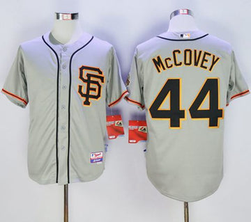 Willie McCovey San Francisco Giants grey jersey