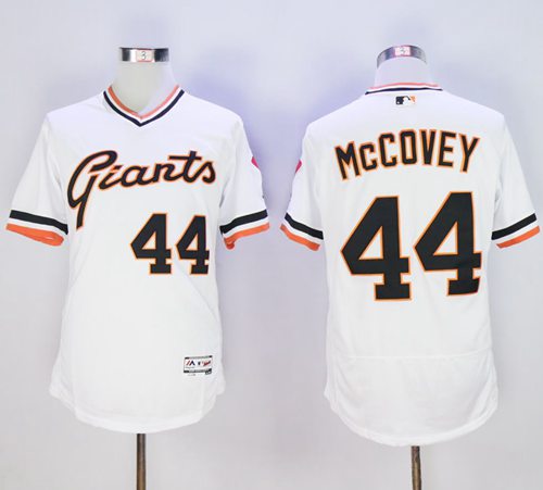 Willie McCovey San Francisco Giants white Authentic jersey