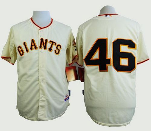 Santiago Casilla San Francisco Giants cream Home jersey