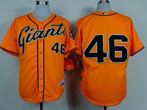 Santiago Casilla San Francisco Giants orange Alternate jersey