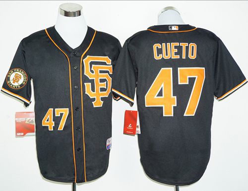Johnny Cueto San Francisco Giants black jersey