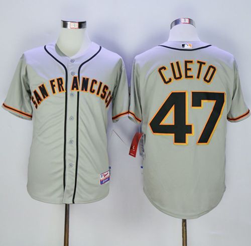 Johnny Cueto San Francisco Giants grey Road jersey