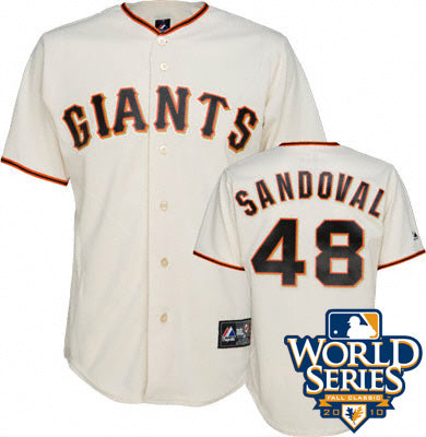 Pablo Sandoval San Francisco Giants cream jersey