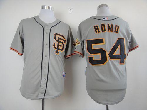 Sergio Romo San Francisco Giants grey Road jersey
