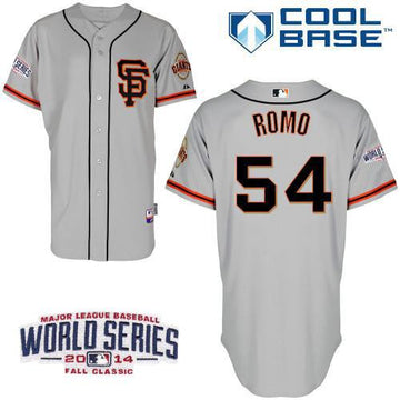 Sergio Romo San Francisco Giants grey Road jersey