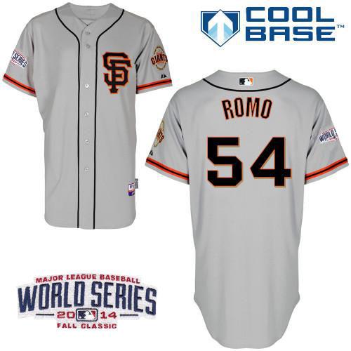 Sergio Romo San Francisco Giants grey Road jersey