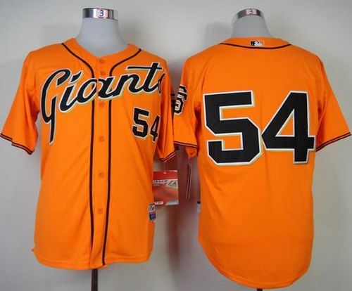 Sergio Romo San Francisco Giants orange jersey