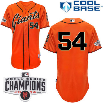 Sergio Romo San Francisco Giants orange jersey