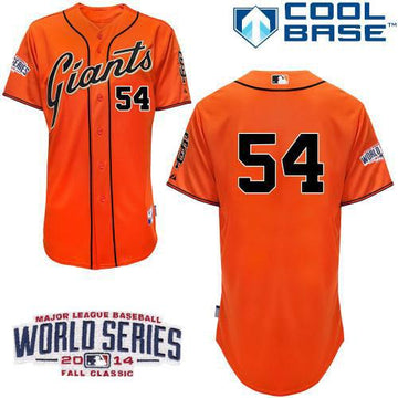 Sergio Romo San Francisco Giants orange jersey