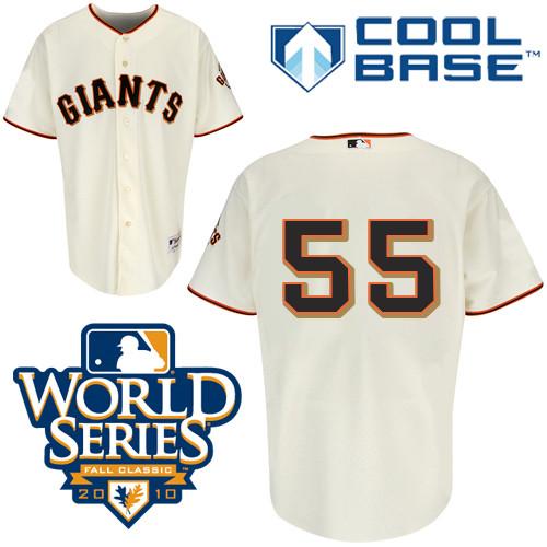 Tim Lincecum San Francisco Giants cream jersey