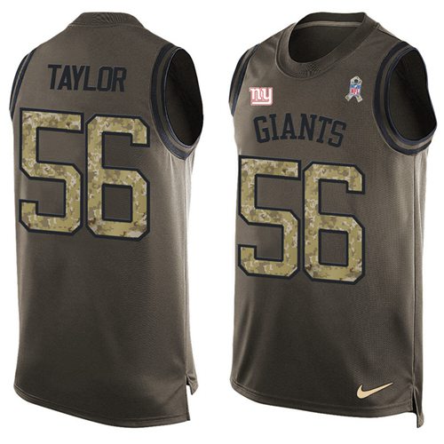 Lawrence Taylor New York Giants green Salute To Service jersey