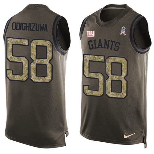 Owa Odighizuwa New York Giants green Salute To Service jersey