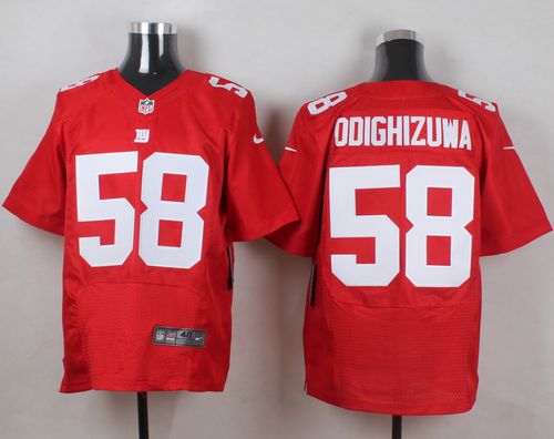 Owa Odighizuwa New York Giants red Elite jersey