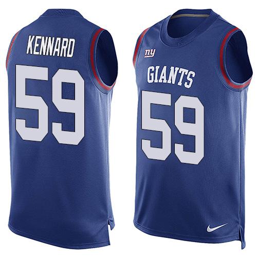 Devon Kennard New York Giants royal jersey