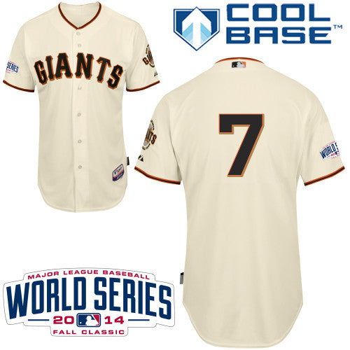Gregor Blanco San Francisco Giants cream Home jersey