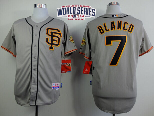 Gregor Blanco San Francisco Giants grey Road jersey