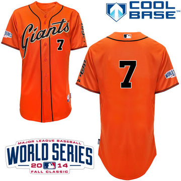 Gregor Blanco San Francisco Giants orange Alternate jersey