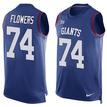 Ereck Flowers New York Giants royal jersey