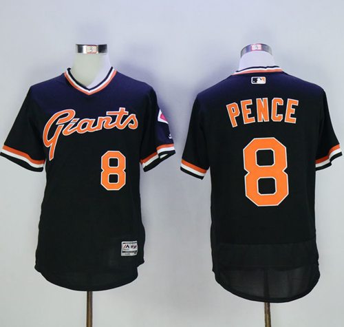 Hunter Pence San Francisco Giants black Authentic jersey