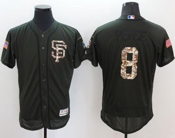 Hunter Pence San Francisco Giants green Salute To Service jersey