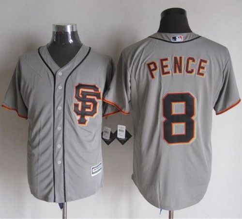 Hunter Pence San Francisco Giants grey Road jersey